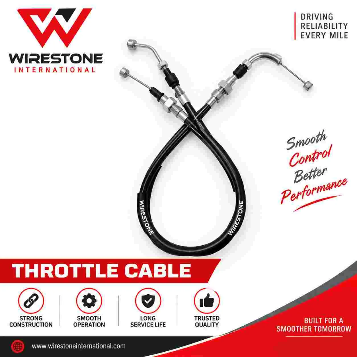 Throttle Cable – 6000 mm